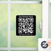 Erstellen Sie Ihren eigenen QR-Code und Ihre Infor Fensteraufkleber (Zuhause)