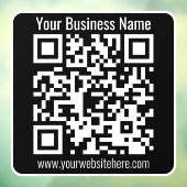Erstellen Sie Ihren eigenen QR-Code und Ihre Infor Fensteraufkleber (Blatt 3)