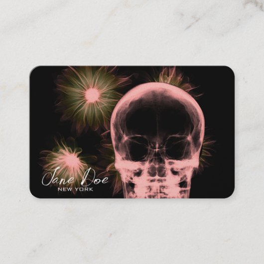 Erstellen Sie Ihren eigenen Ray-Skull und Ihre eig Visitenkarte (Vorderseite)