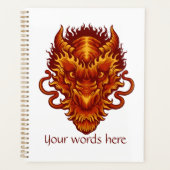 Erstellen Sie Ihren eigenen Red Dragon Head Planer (Vorderseite)