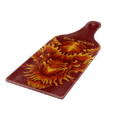 Erstellen Sie Ihren eigenen Red Dragon Head Schneidebrett (Ecke)