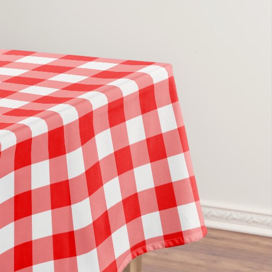 Erstellen Sie Ihren eigenen Red Gingham Tischdecke (Beispiel)