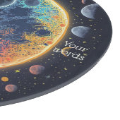 Erstellen Sie Ihren eigenen Regenbogenmond Altar Schneidebrett (Ecke)