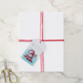 Erstellen Sie Ihren eigenen regulären Peppermint W Geschenkanhänger (Mit Garn)