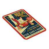 Erstellen Sie Ihren eigenen Retro-Rock-Musikmagnet Magnet (Rechte Seite)