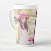 Erstellen Sie Ihren eigenen Retro Swirl-Muster-Nam Milchtasse (Linke Ecke)