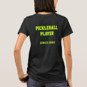 Erstellen Sie Ihren eigenen Retro-Uni-Schriftart B T-Shirt (Rückseite)