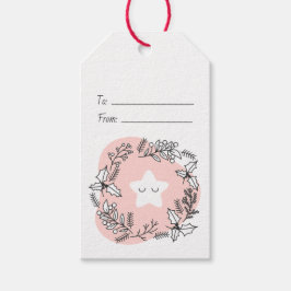 Erstellen Sie Ihren eigenen Retro Weihnachtsstern Geschenkanhänger