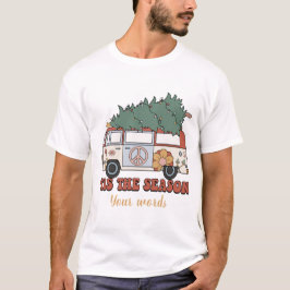 Erstellen Sie Ihren eigenen Retro-Weihnachtswagen T-Shirt