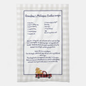 Erstellen Sie Ihren eigenen Rezept-Sake Weihnachts Geschirrtuch (Vertikal)