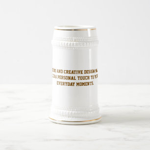 Erstellen Sie Ihren eigenen riesigen Becher Bierglas