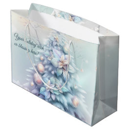 Erstellen Sie Ihren eigenen, rieszierenden Poinset Große Geschenktüte