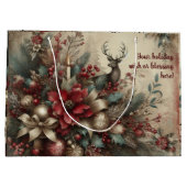 Erstellen Sie Ihren eigenen romantischen Viktorian Große Geschenktüte (Rückseite)