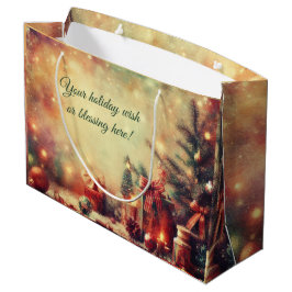 Erstellen Sie Ihren eigenen romantischen Weihnacht Große Geschenktüte