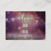 Erstellen Sie Ihren eigenen rosa Glitzer Lights Bo Hinweiskarte (Vorderseite)