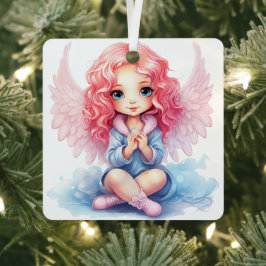 Erstellen Sie Ihren eigenen rosa und blauen Weihna Ornament Aus Metall