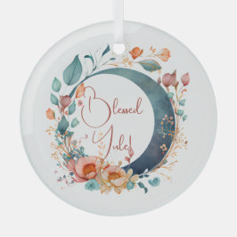 Erstellen Sie Ihren eigenen rosa und goldenen Blum Ornament Aus Glas