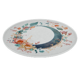 Erstellen Sie Ihren eigenen rosa und goldenen Blum Schneidebrett