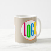 ERSTELLEN SIE IHREN EIGENEN ROUND LOGO-PROTOTYP KAFFEETASSE (VorderseiteRechts)
