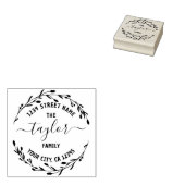 Erstellen Sie Ihren eigenen Round-Rücksendeadresse Gummistempel (Stempel)