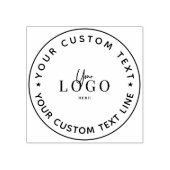 Erstellen Sie Ihren eigenen runden Rücksendeadress Gummistempel (Prägung)