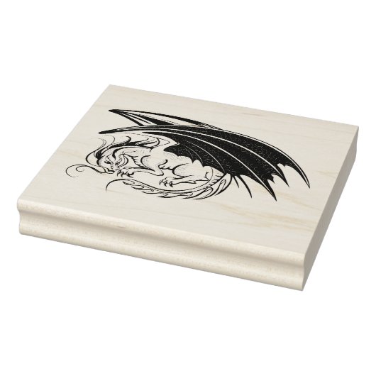 Erstellen Sie Ihren eigenen schwarzen Drachen Gummistempel (Stempel)