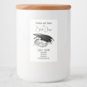 Erstellen Sie Ihren eigenen schwarzen Drachen Lebensmitteletikett (Vorderseite)