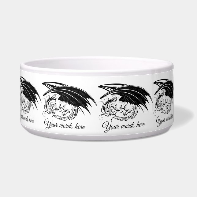 Erstellen Sie Ihren eigenen schwarzen Drachen neu Napf (Rechts)