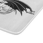 Erstellen Sie Ihren eigenen schwarzen Drachen Schneidebrett (Ecke)