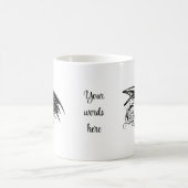 Erstellen Sie Ihren eigenen schwarzen Drachen Verwandlungstasse (Mittel)