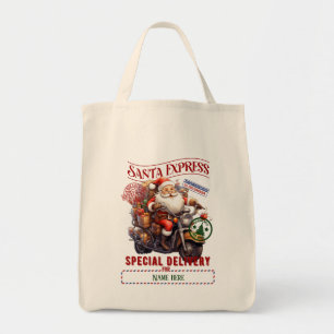 Erstellen Sie Ihren eigenen Scooter Santa Gift Sac Tragetasche
