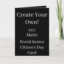 Erstellen Sie Ihren eigenen Senior Citizen Day in Karte