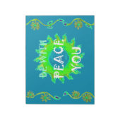 Erstellen Sie Ihren eigenen Shalom Frieden mit Ihn Notizblock (Rotiert)
