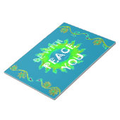 Erstellen Sie Ihren eigenen Shalom Frieden mit Ihn Notizblock (angewinkelt)