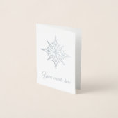 Erstellen Sie Ihren eigenen Silberstreifen Open St Folienkarte (Vorderseite)