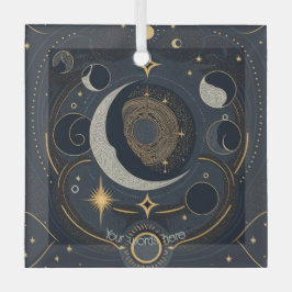 Erstellen Sie Ihren eigenen Silver & Gold Celestia Ornament Aus Glas