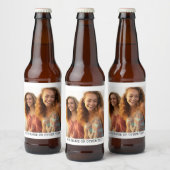 Erstellen Sie Ihren eigenen Single Foto Gallery mi Bierflaschenetikett (Flaschen)