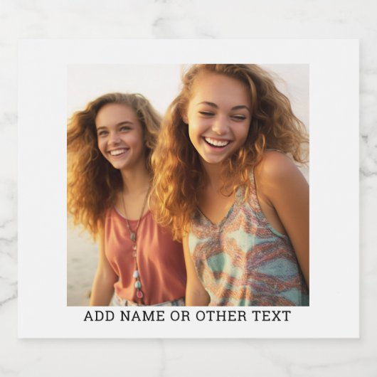 Erstellen Sie Ihren eigenen Single Foto Gallery mi Bierflaschenetikett (Einzelnes Label)