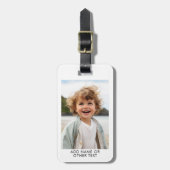 Erstellen Sie Ihren eigenen Single Foto Gallery mi Gepäckanhänger (Vorderseite vertikal)