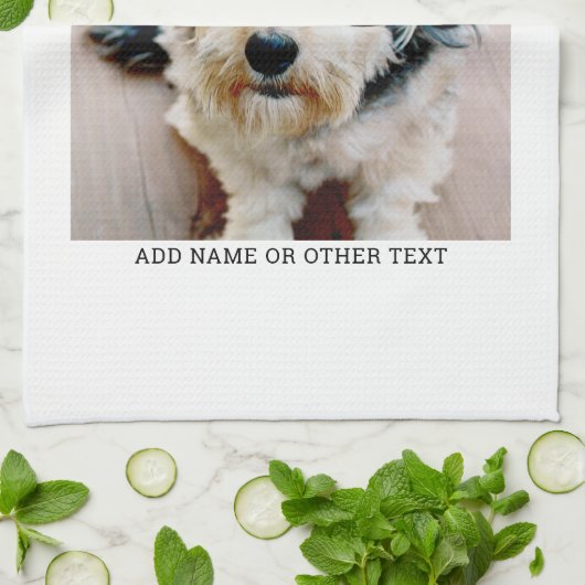 Erstellen Sie Ihren eigenen Single Foto Gallery mi Geschirrtuch (Gefaltet)