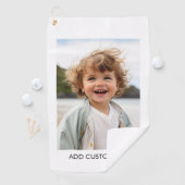 Erstellen Sie Ihren eigenen Single Foto Gallery mi Golfhandtuch (Insitu)