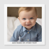 Erstellen Sie Ihren eigenen Single-Foto-Magneten Magnetkarte (Vorderseite)