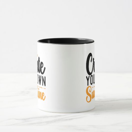 Erstellen Sie Ihren eigenen Sonnenschein 11 oz Tasse (Zentrum)