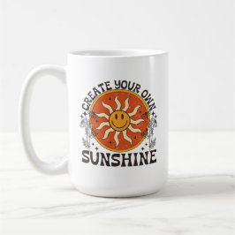 Erstellen Sie Ihren eigenen Sonnenschein Kaffeetasse