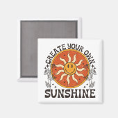 Erstellen Sie Ihren eigenen Sonnenschein Magnet (Vorderseite/Rückseite)