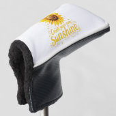 Erstellen Sie Ihren eigenen Sonnenschein - Motivie Golf Headcover (3/4 Vorderseite)