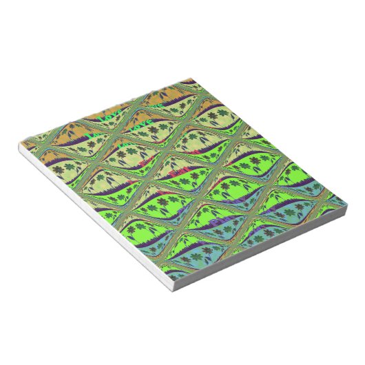 Erstellen Sie Ihren eigenen Spaß Retro schöne Blum Notizblock (angewinkelt)