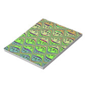 Erstellen Sie Ihren eigenen Spaß Retro schöne Blum Notizblock (Rotiert)