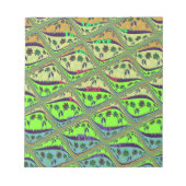 Erstellen Sie Ihren eigenen Spaß Retro schöne Blum Notizblock (Vorderseite)