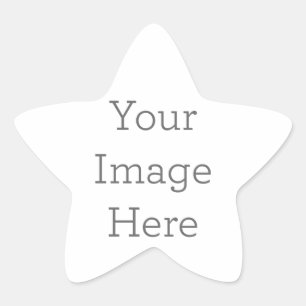 Erstellen Sie Ihren eigenen Star-Aufkleber Stern-Aufkleber